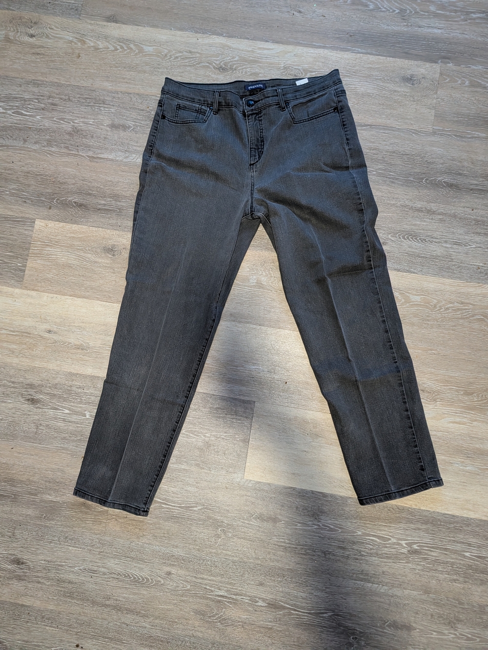 Bandolino Women's Black Straight-Leg Jeans